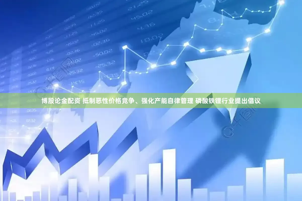 博股论金配资 抵制恶性价格竞争、强化产能自律管理 磷酸铁锂行业提出倡议