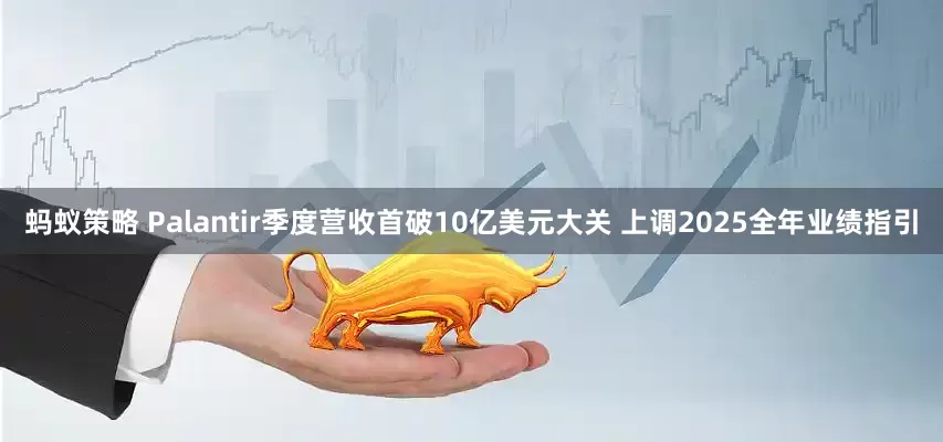 蚂蚁策略 Palantir季度营收首破10亿美元大关 上调2025全年业绩指引